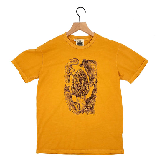 Court Morel Tee, Yellow Cotton